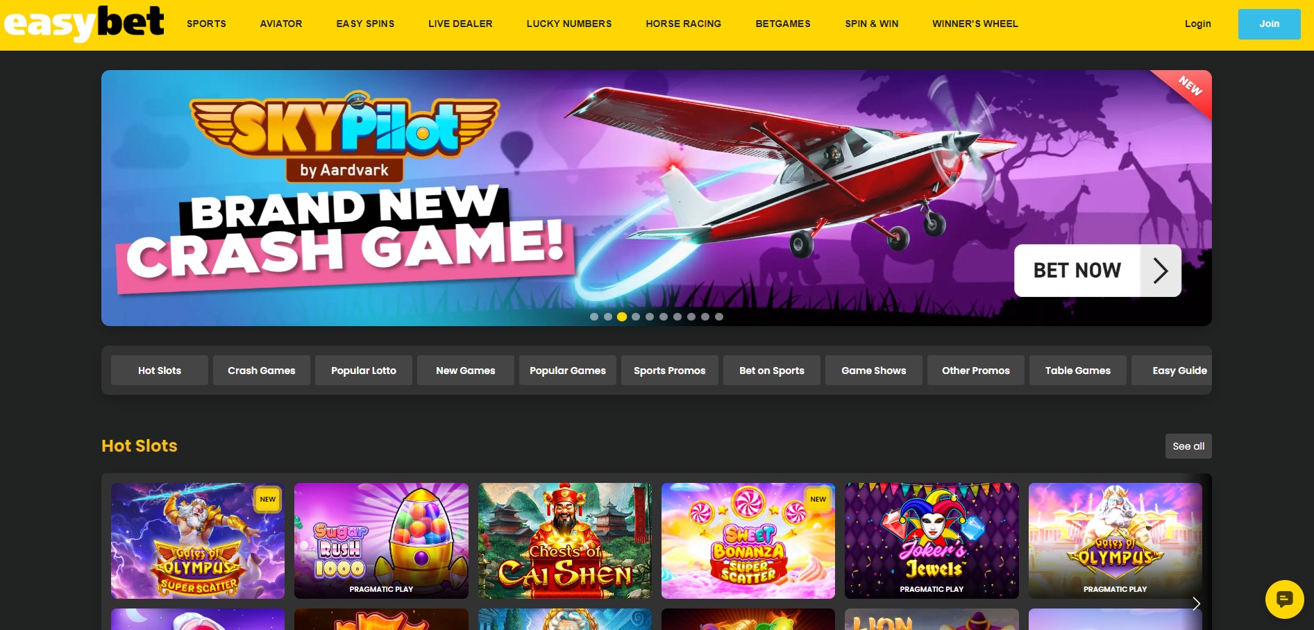 Easybet Casino Games